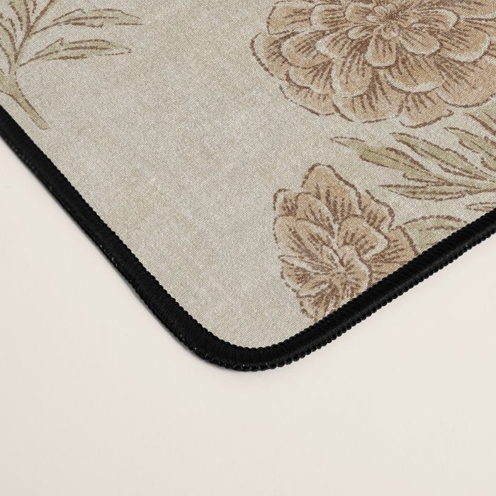 Marigold - faded terracotta and olive Desk Mat Gallery Image 4