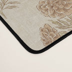 Marigold - faded terracotta and olive Desk Mat Gallery Image 4