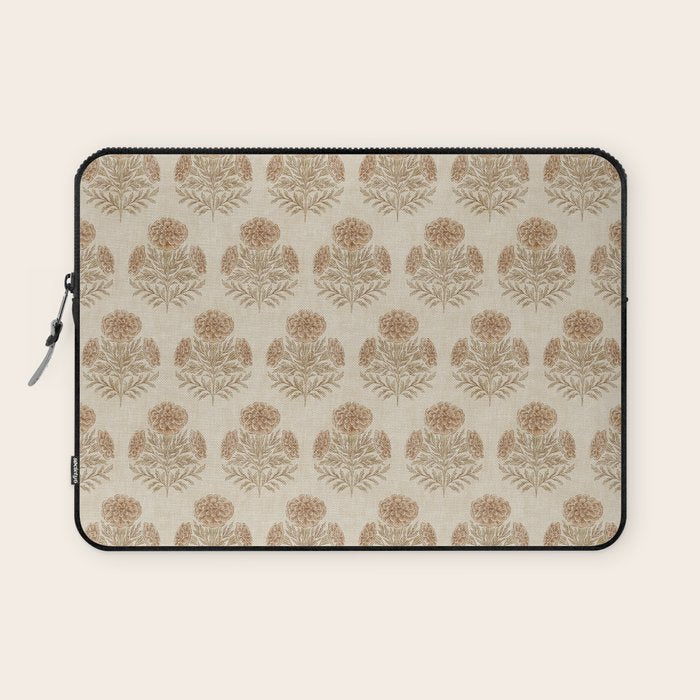 Marigold - faded terracotta and olive Laptop Sleeve Gallery Image 1