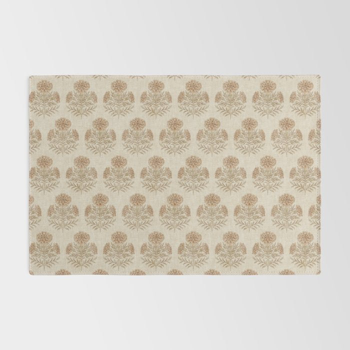 Marigold - faded terracotta and olive Rug Gallery Image 2