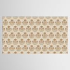 Marigold - faded terracotta and olive Tablecloth Gallery Image 2