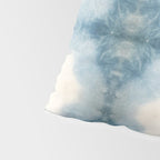 Shades of Light Blue Shibori Pillow Sham Gallery Image 4