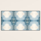 Shades of Light Blue Shibori Desk Mat Gallery Image 3