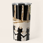 Louis Wain Black Cats & A Full Moon Travel Mug Gallery Image 1
