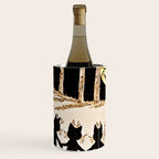 Louis Wain Black Cats & A Full Moon Wine Chiller Gallery Image 1