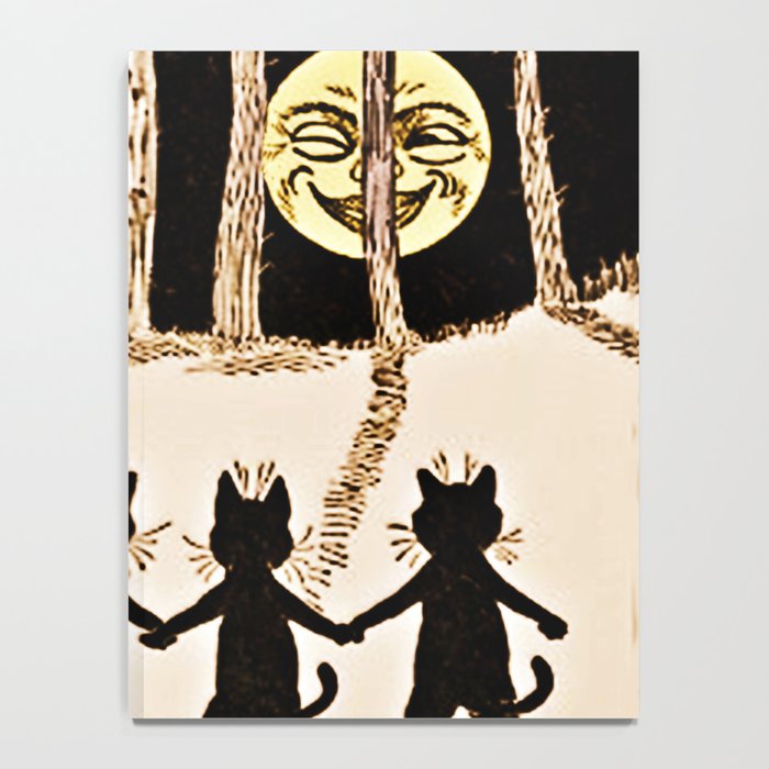 Louis Wain Black Cats & A Full Moon Notebook Gallery Image 4