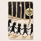 Louis Wain Black Cats & A Full Moon Cutting Board Gallery Image 1