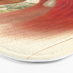 Birds-of-paradise (Paradisea Decora) by John Gould, 1875-1888 (benefitting the Nature Conservancy) Bath Mat Gallery Image 3