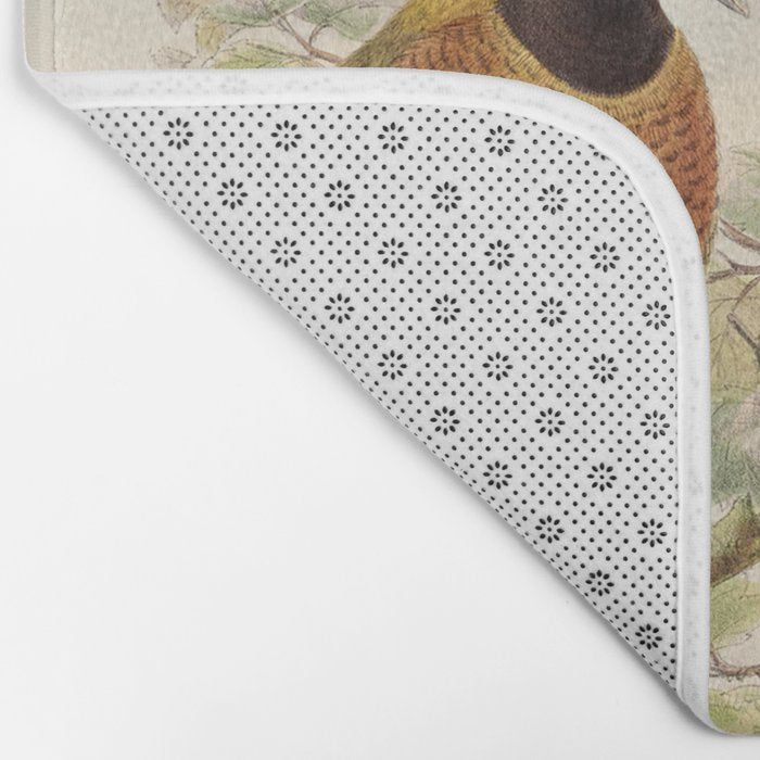 Birds-of-paradise (Paradisea Decora) by John Gould, 1875-1888 (benefitting the Nature Conservancy) Bath Mat Gallery Image 2