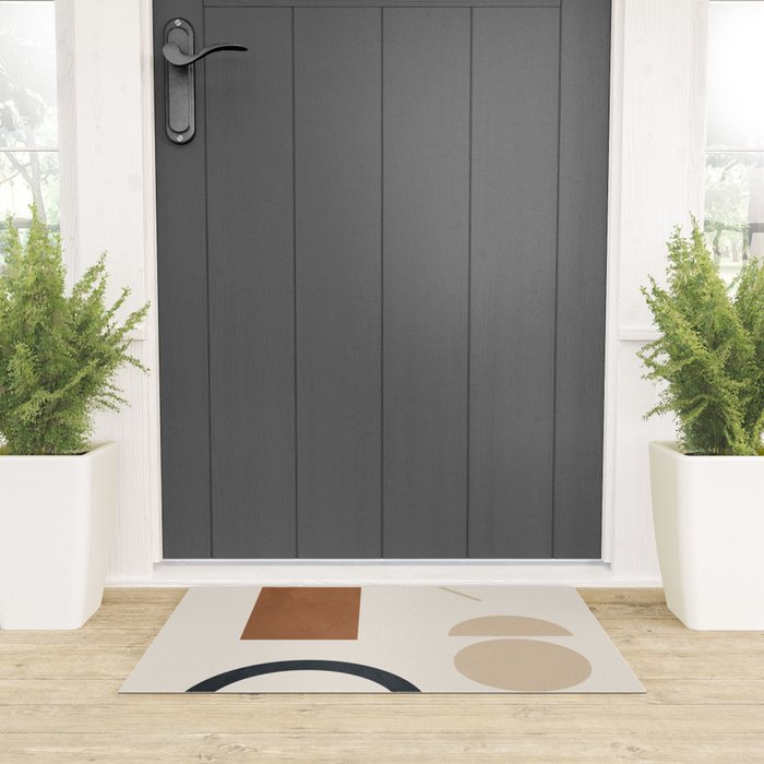 Geometric Modern Art 32 Welcome Mat Gallery Image 3