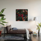 Botanical Night Garden II Wood Wall Art Gallery Image 2