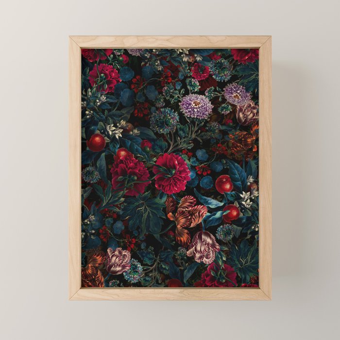 Botanical Night Garden II Mini Art Print Gallery Image 1