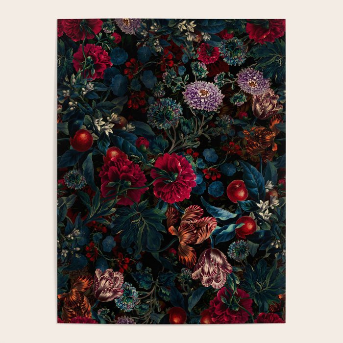 Botanical Night Garden II Poster Gallery Image 4