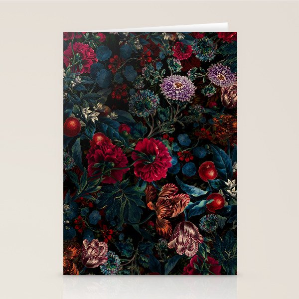 Botanical Night Garden II Stationery Card Gallery Image 1