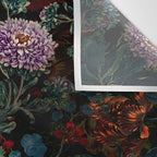 Botanical Night Garden II Wall Tapestry Gallery Image 3