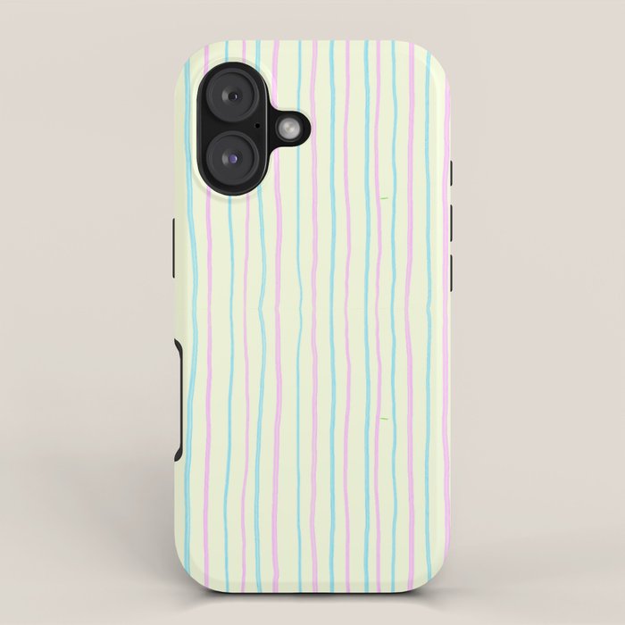 Cotton Candy Stripes iPhone Case Gallery Image 1