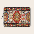 Hotamis  Antique Turkish Konya Turkmen Kilim Rug Print Laptop Sleeve Gallery Image 1
