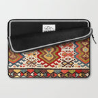 Hotamis  Antique Turkish Konya Turkmen Kilim Rug Print Laptop Sleeve Gallery Image 2