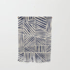 Navy Blue Striped Pattern #1 Wall Hanging Gallery Image 1