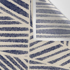 Navy Blue Striped Pattern #1 Wall Tapestry Gallery Image 3