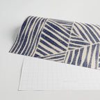 Navy Blue Striped Pattern #1 Wrapping Paper Gallery Image 2