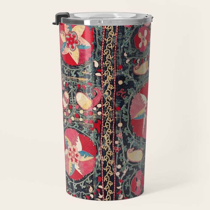 Lakai Suzani Shakhrisyabz Uzbekistan Embroidery Print Travel Mug Gallery Image 3