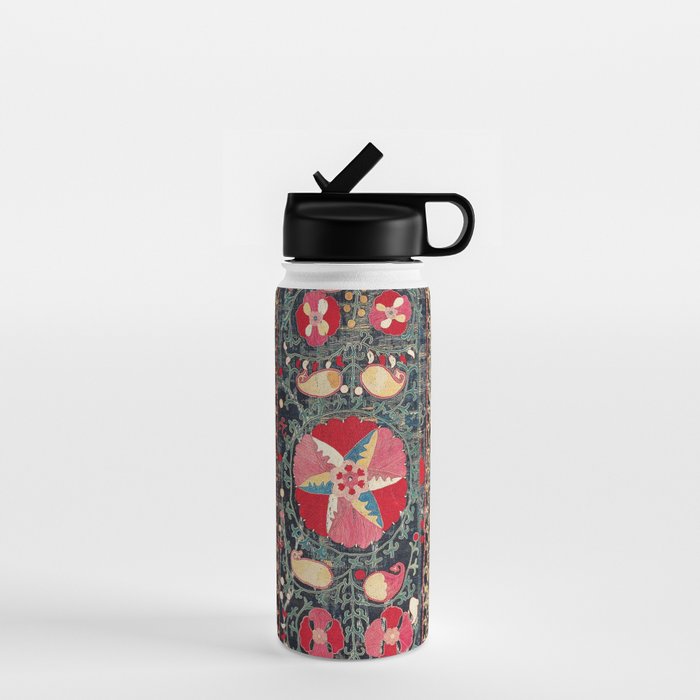 Lakai Suzani Shakhrisyabz Uzbekistan Embroidery Print Water Bottle Gallery Image 1