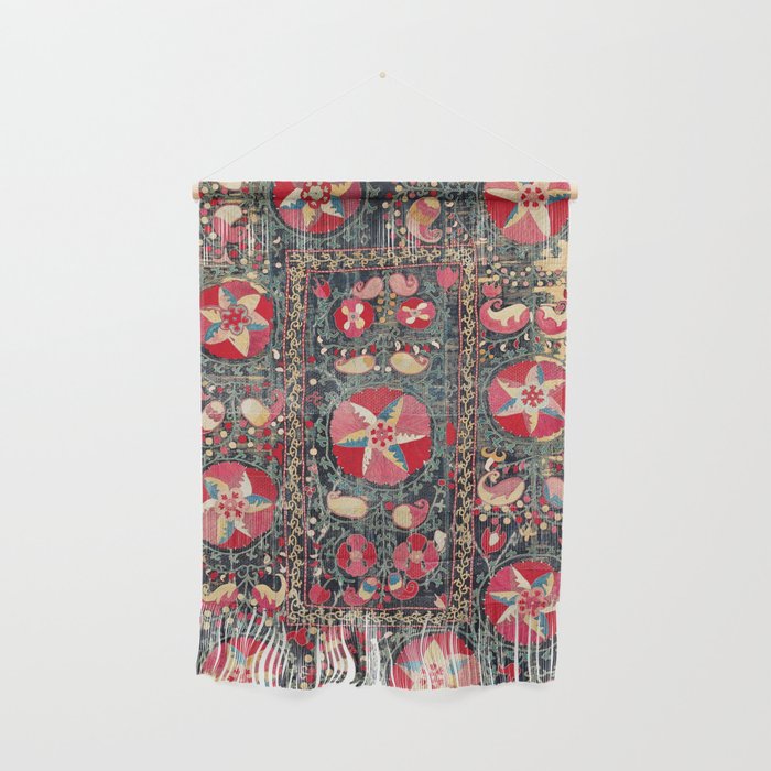 Lakai Suzani Shakhrisyabz Uzbekistan Embroidery Print Wall Hanging Gallery Image 1
