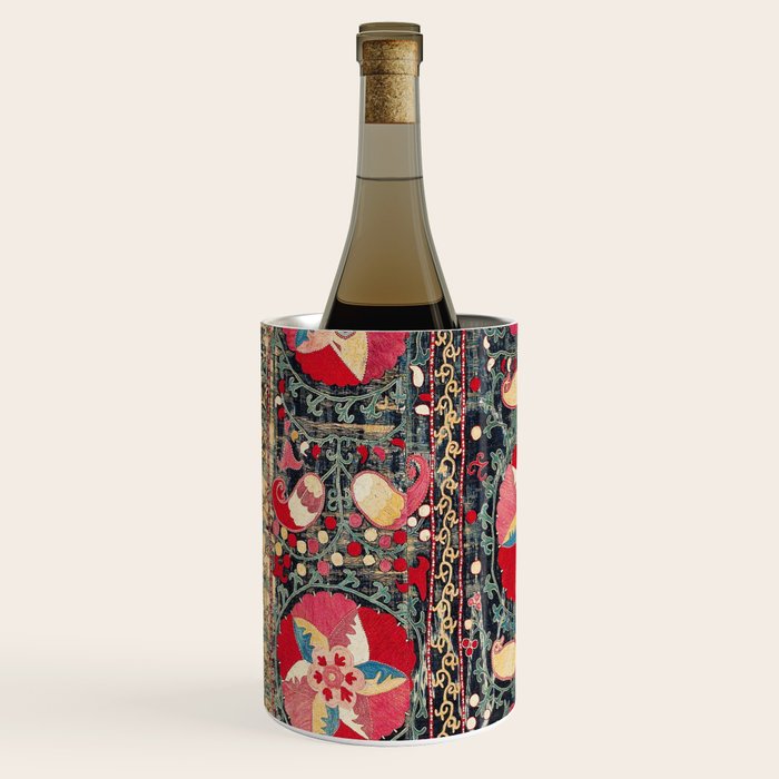 Lakai Suzani Shakhrisyabz Uzbekistan Embroidery Print Wine Chiller Gallery Image 2