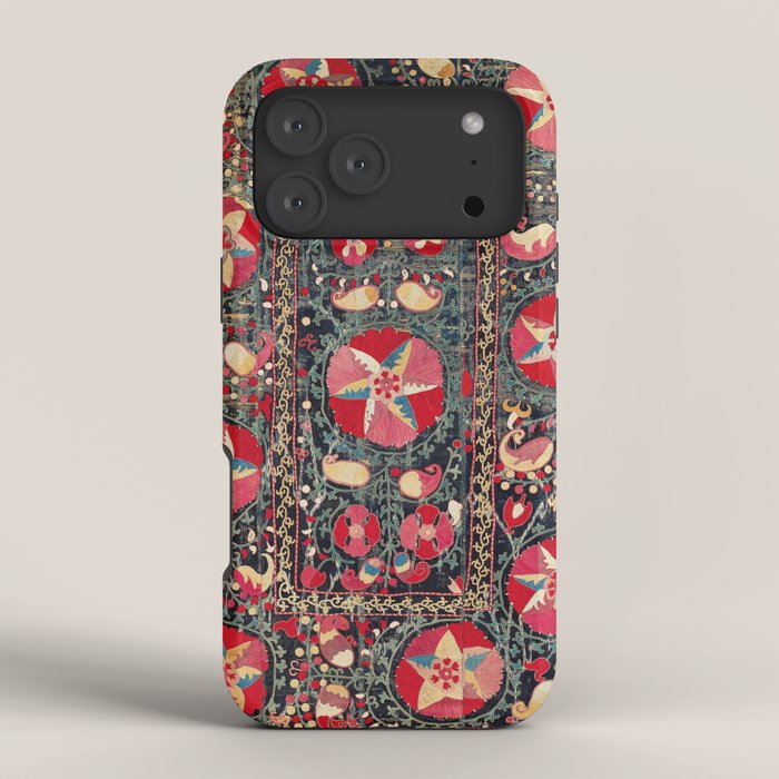 Lakai Suzani Shakhrisyabz Uzbekistan Embroidery Print iPhone Case Gallery Image 4