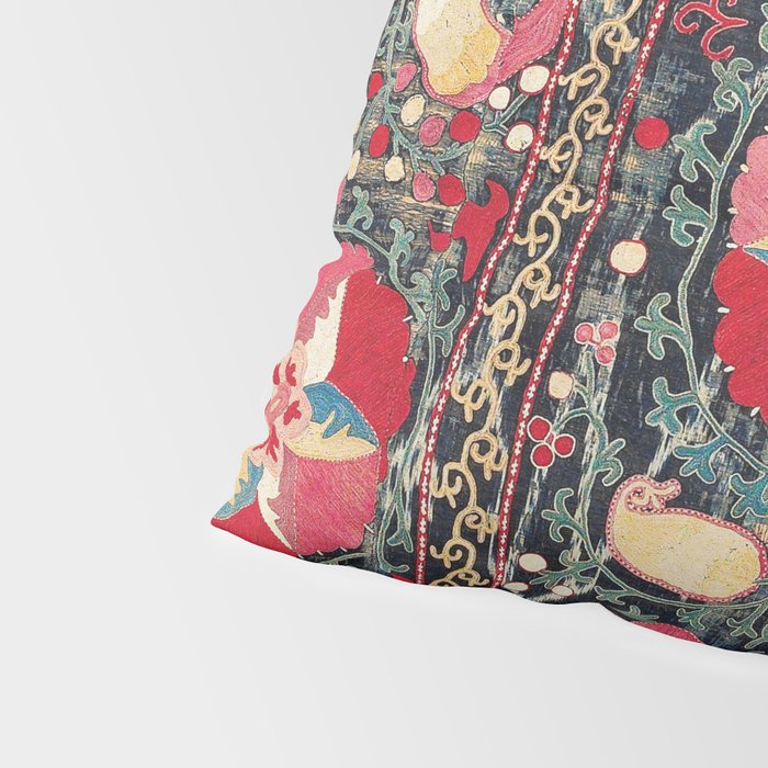 Lakai Suzani Shakhrisyabz Uzbekistan Embroidery Print Pillow Sham Gallery Image 4