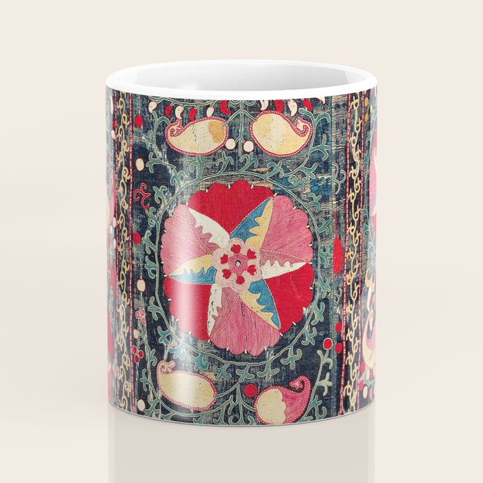 Lakai Suzani Shakhrisyabz Uzbekistan Embroidery Print Coffee Mug Gallery Image 4