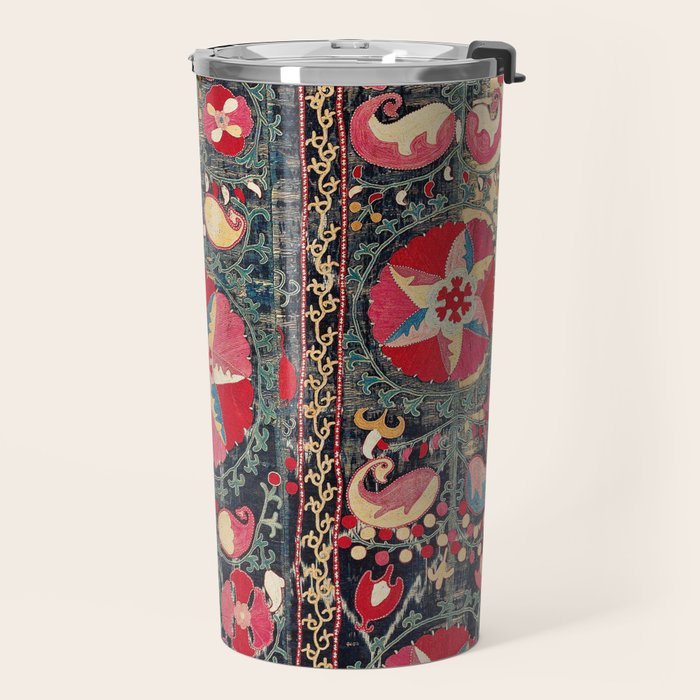 Lakai Suzani Shakhrisyabz Uzbekistan Embroidery Print Travel Mug Gallery Image 2