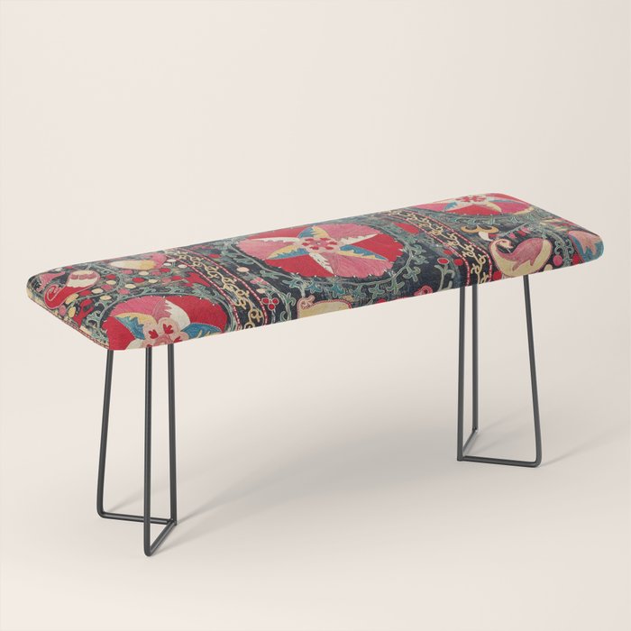 Lakai Suzani Shakhrisyabz Uzbekistan Embroidery Print Bench Gallery Image 1