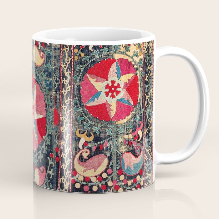 Lakai Suzani Shakhrisyabz Uzbekistan Embroidery Print Coffee Mug Gallery Image 1