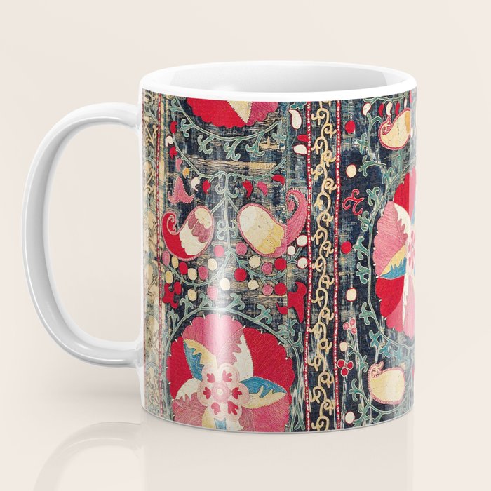 Lakai Suzani Shakhrisyabz Uzbekistan Embroidery Print Coffee Mug Gallery Image 3