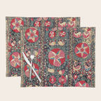 Lakai Suzani Shakhrisyabz Uzbekistan Embroidery Print Placemat Gallery Image 1