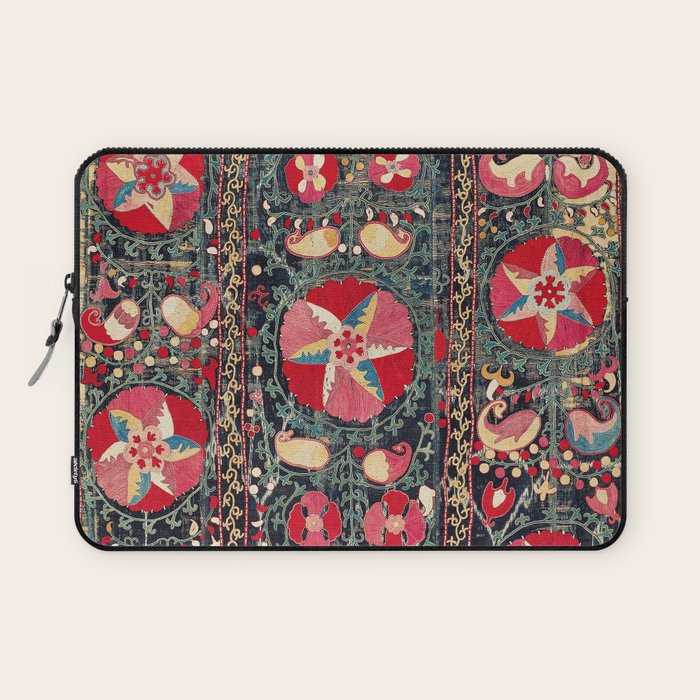 Lakai Suzani Shakhrisyabz Uzbekistan Embroidery Print Laptop Sleeve Gallery Image 1