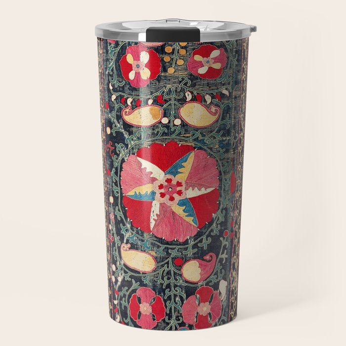 Lakai Suzani Shakhrisyabz Uzbekistan Embroidery Print Travel Mug Gallery Image 1