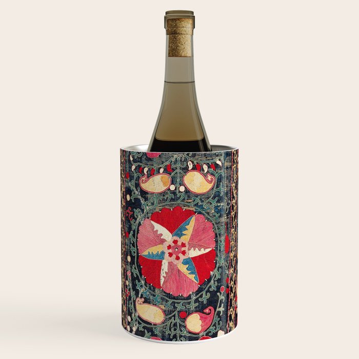 Lakai Suzani Shakhrisyabz Uzbekistan Embroidery Print Wine Chiller Gallery Image 1