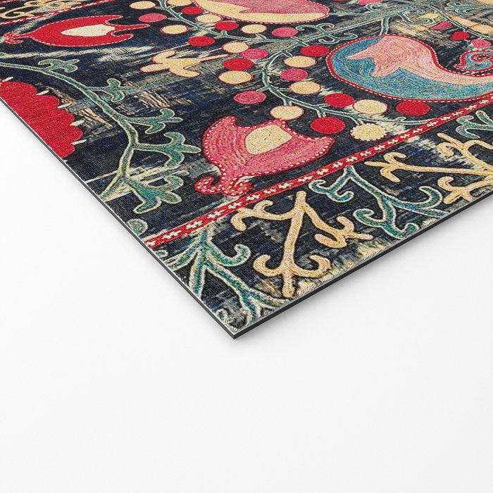 Lakai Suzani Shakhrisyabz Uzbekistan Embroidery Print Welcome Mat Gallery Image 2