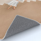 Girl Thinking on a Stairway Rug Gallery Image 4