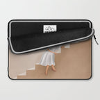 Girl Thinking on a Stairway Laptop Sleeve Gallery Image 2