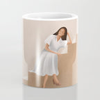 Girl Thinking on a Stairway Coffee Mug Gallery Image 4