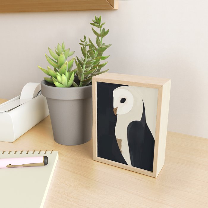The Owl Mini Art Print Gallery Image 2