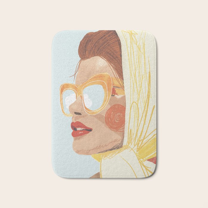 Sunny Lady Bath Mat Gallery Image 1