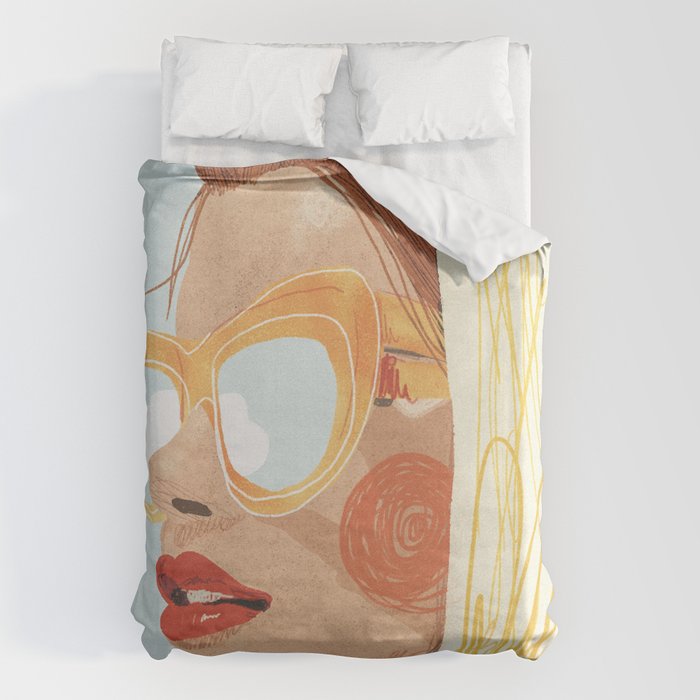 Sunny Lady Duvet Cover Gallery Image 6