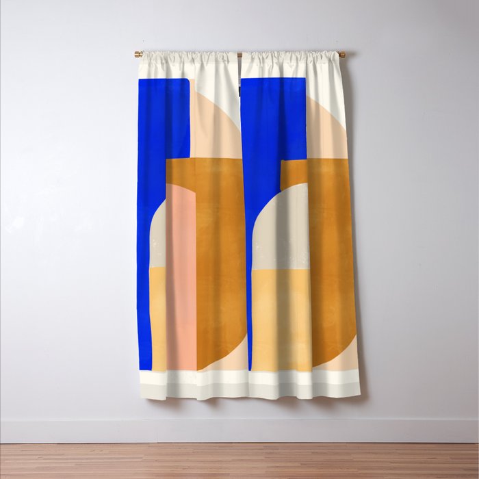 Abstract Shapes 82 Window Curtain Gallery Image 3