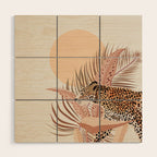 Raffi Sun Wood Wall Art Gallery Image 1
