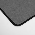 Halfmoon Colorblock - Black White on Gold Desk Mat Gallery Image 4